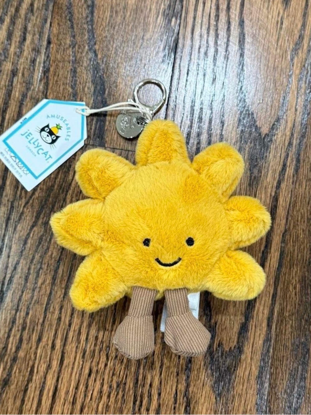 Jellycat Amuseable Sun Bag charm keychain NWT - Picture 2 of 6